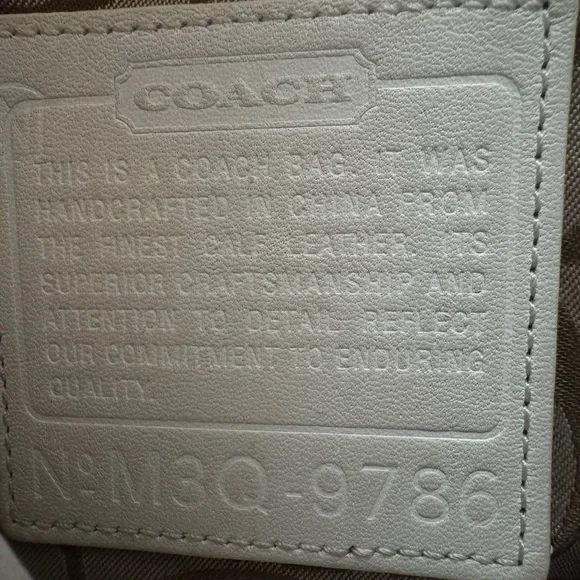 Coach Olive Green Patent Leather Tote - Picture 3 of 8